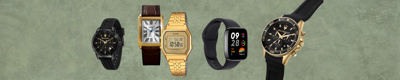 Relojes digitales y analógicos