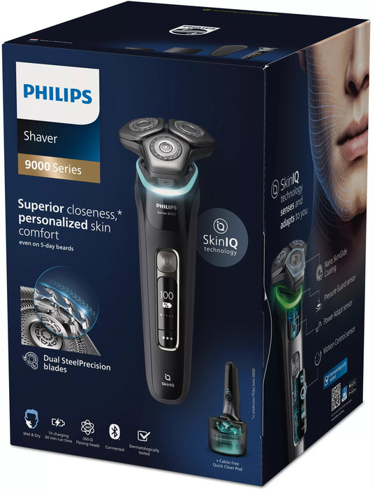 EAN 8720689017992 - Philips SHAVER Series 9000 S9976/55 afeitadora Máquina de afeitar de rotación Recortadora Negro imagen 2