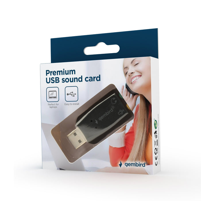 EAN 8716309100441 - Gembird SC-USB2.0-01 cambiador de género para cable 2 x 3.5mm Negro imagen 6