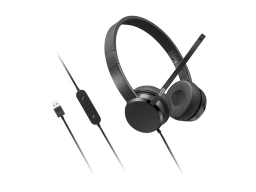EAN 195892068099 - Lenovo 4XD1K18260 auricular y casco Auriculares Alámbrico Diadema Música/uso diario USB tipo A Negro imagen 2
