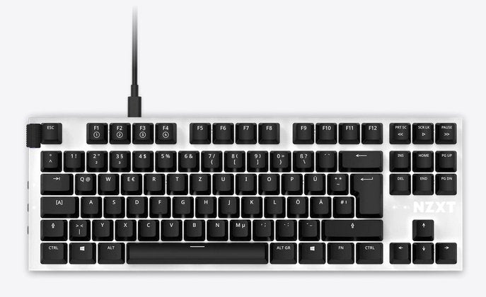 EAN 5060301696154 - NZXT KB-1TKDE-WR teclado Oficina USB QWERTZ Alemán Blanco imagen 1