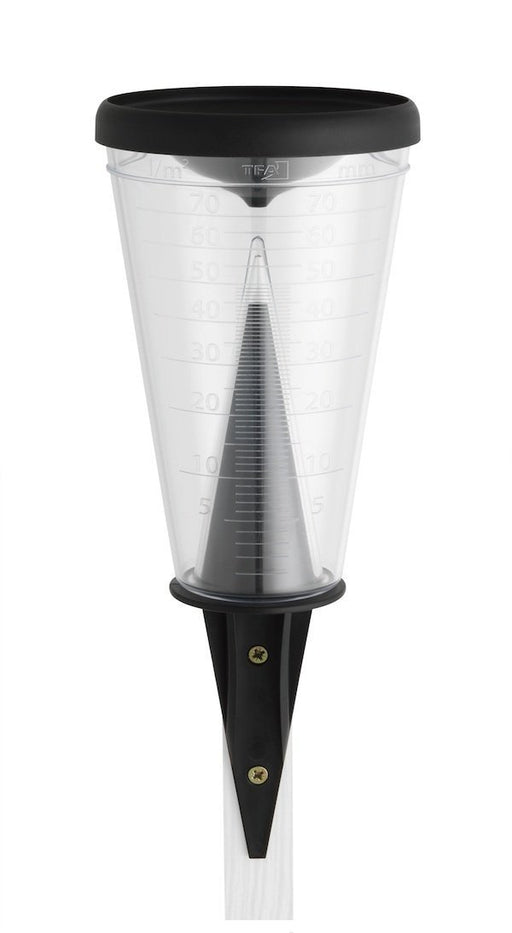 EAN 4009816018458 - TFA-Dostmann 47.1008 pluviómetro Negro, Transparente imagen 1