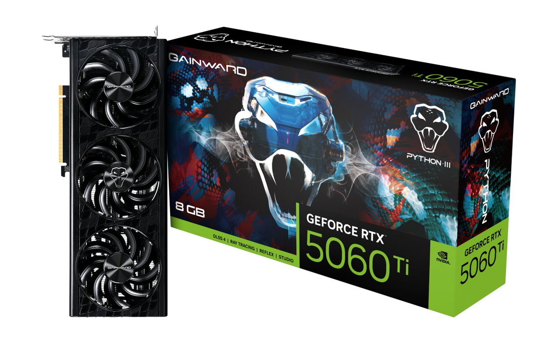 EAN 4710562245240 - Gainward GeForce RTX 5060 Ti Python III NVIDIA 8 GB GDDR7 imagen 9