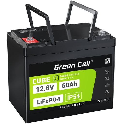 EAN 5904326374850 - Green Cell LFPGC12V60AH batería para sistema ups Fosfato de hierro-litio (LiFePo4) 12,8 V 60 Ah imagen 1