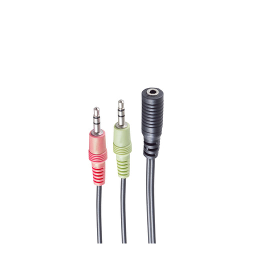 EAN 4017538012180 - shiverpeaks BS14-05040 cable de audio 0,15 m 2 x 3.5mm 3,5mm Negro imagen 1