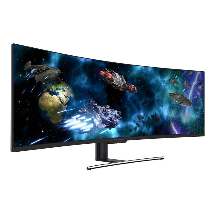 EAN 4260070129605 - LC-Power LC-M49-DFHD-144-C-Q LED display 124,5 cm (49") 3840 x 1080 Pixeles UltraWide Full HD QLED Negro imagen 1