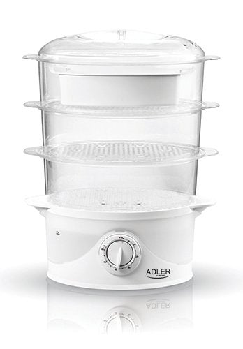 EAN 5901436590316 - Adler AD 633 vaporizador 3 cesta(s) Independiente 800 W Blanco imagen 1
