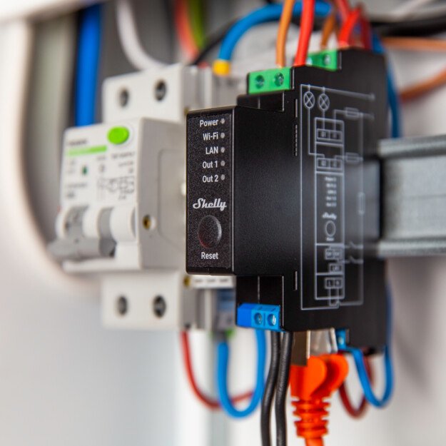 EAN 3800235268032 - Shelly Pro 2PM alimentación del relé Negro 2 imagen 2