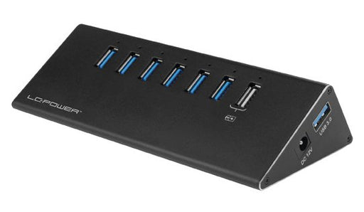 EAN 4260070125379 - LC-Power USB Hub USB 3.2 Gen 1 (3.1 Gen 1) Type-A 5000 Mbit/s Negro imagen 1
