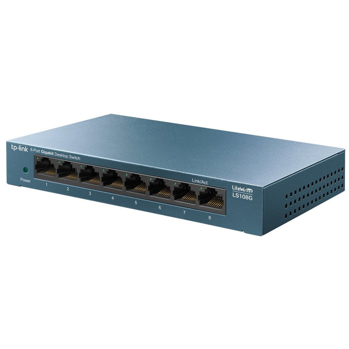 EAN 6935364085452 - TP-Link LS108G No administrado Gigabit Ethernet (10/100/1000) Azul imagen 2