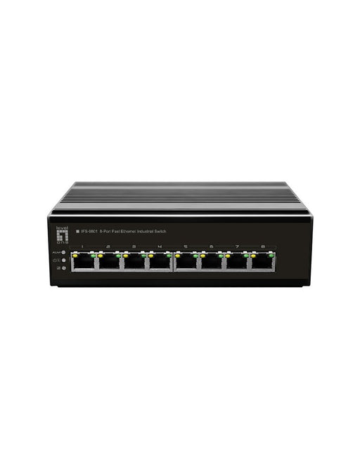 EAN 4015867223932 - LevelOne IFS-0801 switch No administrado Fast Ethernet (10/100) Negro imagen 1
