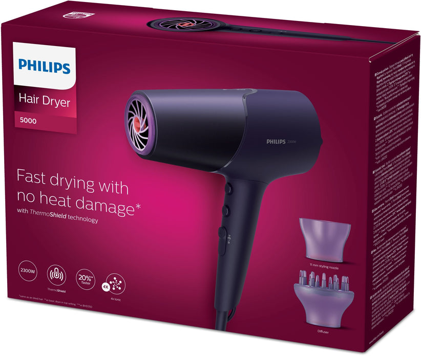 EAN 8710103977193 - Philips 5000 series BHD514/00 secador 2300 W Violeta imagen 2