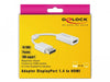 EAN 4043619639366 - DeLOCK 63936 adaptador de cable de vídeo 0,1 m DisplayPort HDMI Blanco imagen 2
