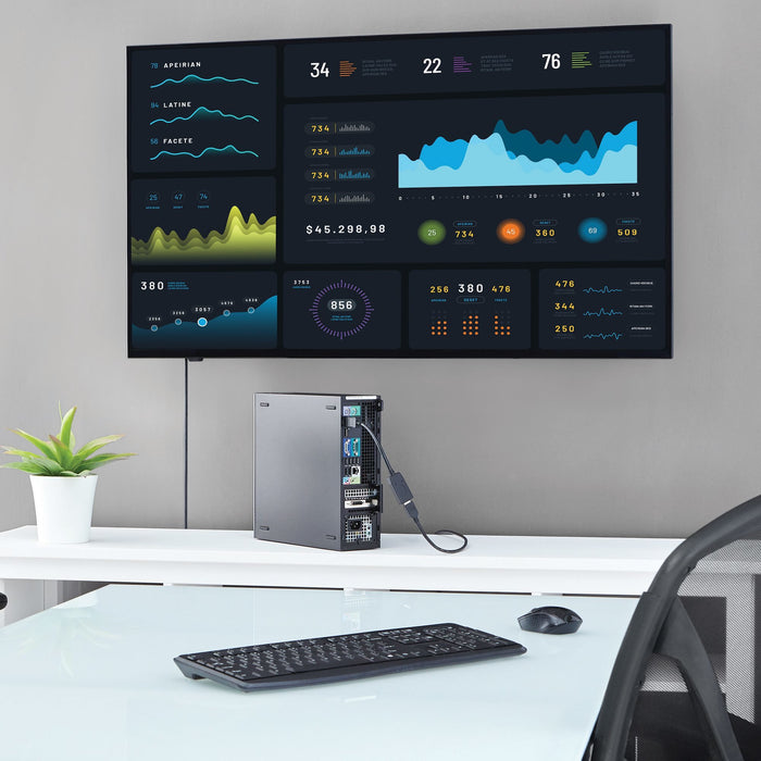 EAN 0065030830799 - StarTech.com DP2HDMI adaptador de cable de vídeo 0,24 m HDMI tipo A (Estándar) Negro imagen 3