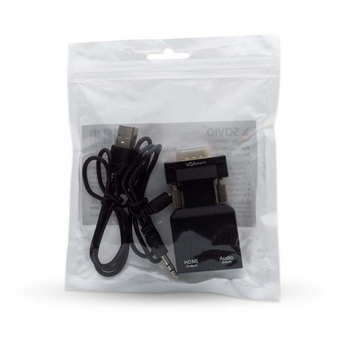 EAN 5901986046158 - Savio CL-145 VGA to HDMI converter Audio Full HD Black - Audio/Multimedia imagen 8