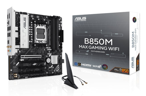 EAN 4711636062343 - ASUS B850M MAX GAMING WIFI AMD B850 Zócalo AM5 micro ATX imagen 1