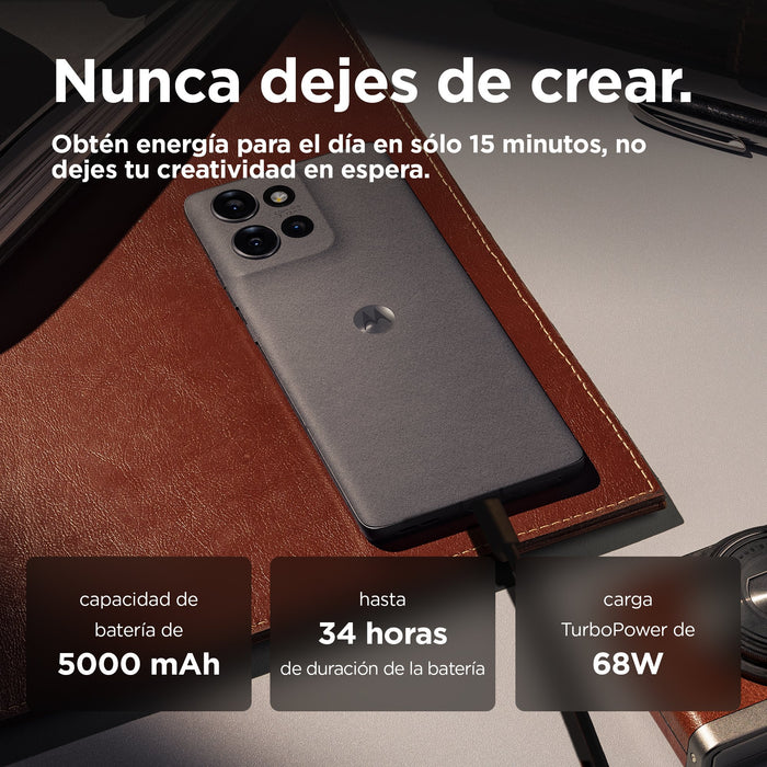 EAN 840023265471 - Motorola edge 50 16,9 cm (6.67") SIM doble Android 14 5G USB Tipo C 12 GB 512 GB 5000 mAh Gris imagen 8