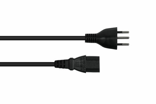 EAN 4066857000484 - Kabelmeister SK6030-S018 cable de transmisión Negro 1,8 m Enchufe tipo J IEC C13 imagen 2