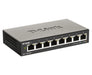 EAN 0790069453304 - D-Link DGS-1100-08V2 Gestionado L2 Gigabit Ethernet (10/100/1000) Negro imagen 3