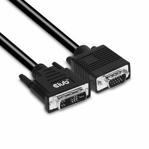 EAN 8719214471514 - CLUB3D DVI-A TO VGA CABLE M/M 3m/ 9.8ft 28 AWG DVI-D Negro imagen 1