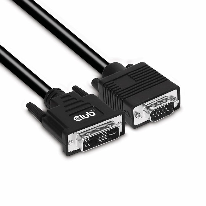 EAN 8719214471514 - CLUB3D DVI-A TO VGA CABLE M/M 3m/ 9.8ft 28 AWG DVI-D Negro imagen 1