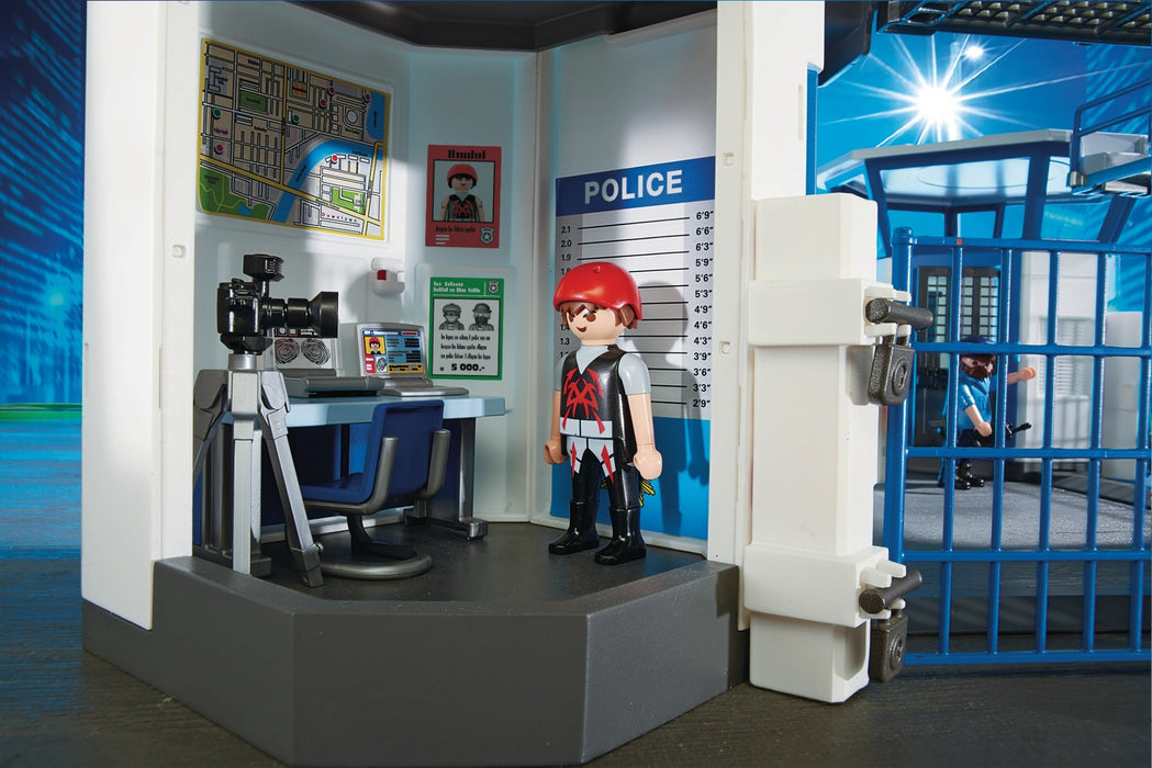 EAN 4008789069191 - Playmobil City Action Police Headquarters with Prison imagen 4