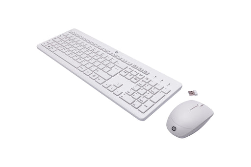 EAN 0195908430865 - HP 230 Wireless Mouse and Keyboard Combo teclado Ratón incluido RF inalámbrico QWERTY Blanco imagen 2