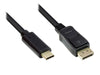 EAN 4014619366668 - Alcasa GC-M0108 adaptador de cable de vídeo 5 m DisplayPort Negro imagen 1