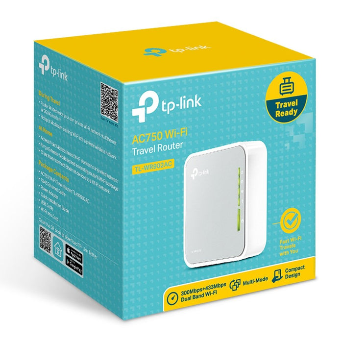 EAN 6935364095666 - TP-Link TL-WR902AC router inalámbrico Ethernet rápido Doble banda (2,4 GHz / 5 GHz) 4G Blanco imagen 4