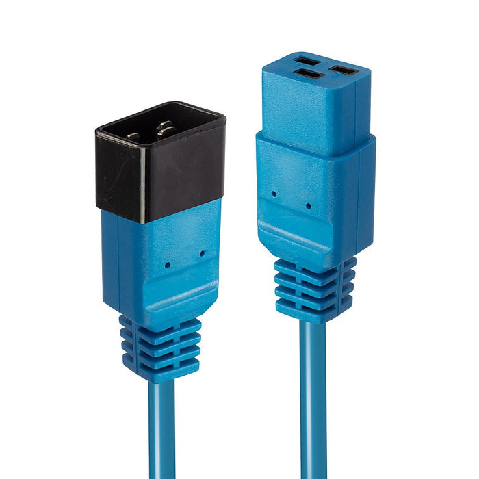 EAN 4002888301220 - Lindy 30122 cable de transmisión Azul 3 m C19 acoplador C20 acoplador imagen 1