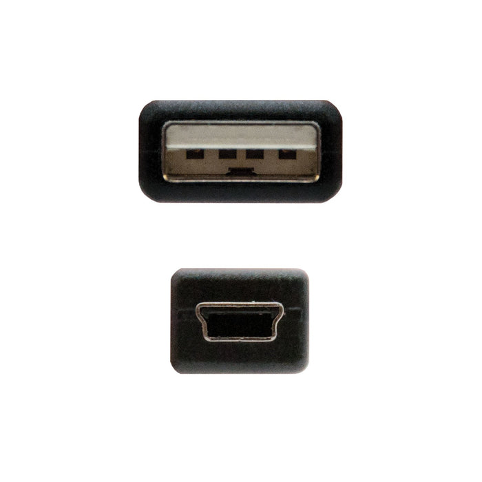 EAN 8433281000513 - Nanocable 10.01.0402 cable USB USB 2.0 1,8 m USB A Mini-USB B Negro imagen 3