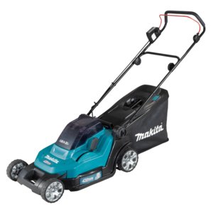 EAN 0088381891202 - Makita DLM432PT2 cortadora de césped Cortacésped manual Batería Verde imagen 1