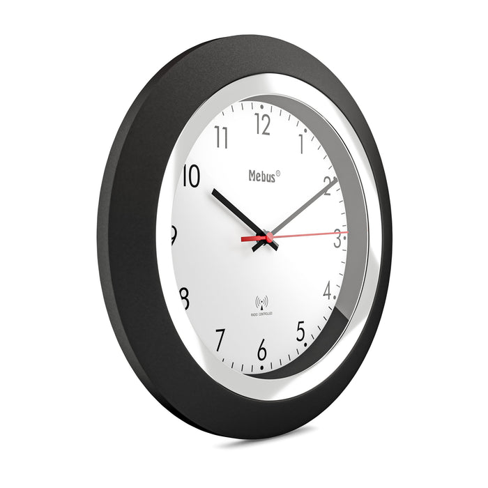 EAN 4007218194510 - Mebus 19451 reloj de mesa o pared Reloj digital Alrededor Negro, Blanco imagen 2