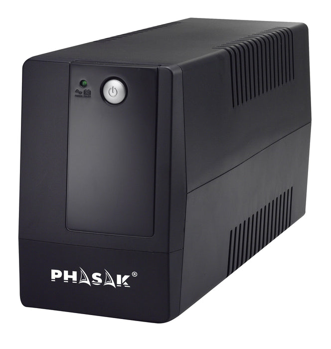 EAN 5605922010448 - Phasak Basic sistema de alimentación ininterrumpida (UPS) Línea interactiva 0,6 kVA 360 W 2 salidas AC imagen 9