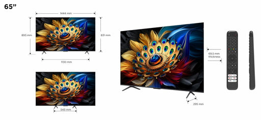 EAN 5901292523183 - TCL C65 65C655 Televisor 165,1 cm (65") 4K Ultra HD Smart TV Wifi Titanio 450 cd / m² imagen 2