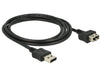 EAN 4043619836659 - DeLOCK 2m 2xUSB2.0-A cable USB USB 2.0 USB A Negro imagen 1