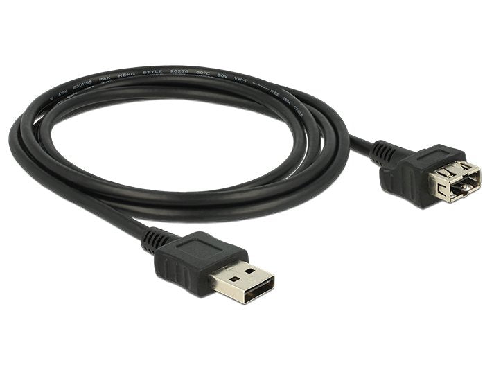 EAN 4043619836659 - DeLOCK 2m 2xUSB2.0-A cable USB USB 2.0 USB A Negro imagen 1