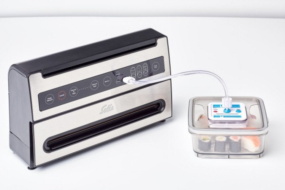 EAN 7611210922292 - Solis 922.29 sellador al vacío 800 mbar Negro, Acero inoxidable imagen 4