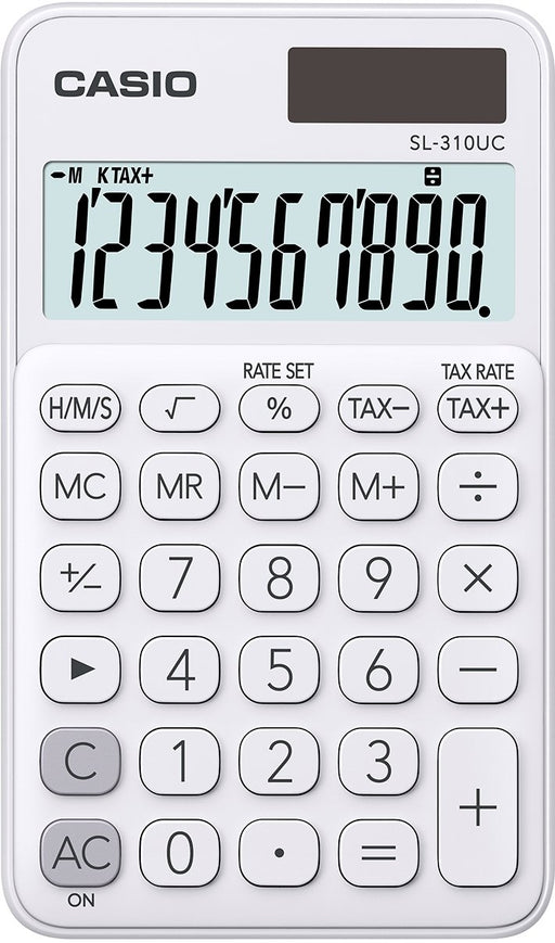EAN 4549526612886 - Casio SL-310UC-WE calculadora Bolsillo Calculadora básica Blanco imagen 1