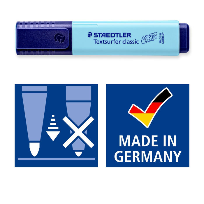 EAN 4007817153352 - Staedtler 364 C4 E1 marcador 4 pieza(s) Punta de cincel Negro, Azul, Turquesa, Violeta imagen 5