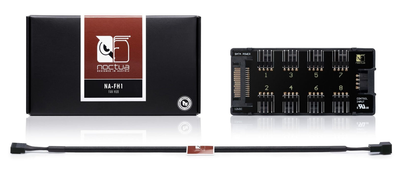 EAN 9010018201406 - Noctua NA-FH1 accesorio o pieza de sistema de refrigeración para ordenador Controlador de ventilador imagen 3