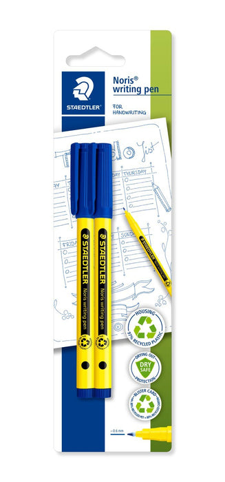 EAN 4007817188996 - Staedtler 307-3 BK2 rotulador de punta fina Fino Azul 2 pieza(s) imagen 1