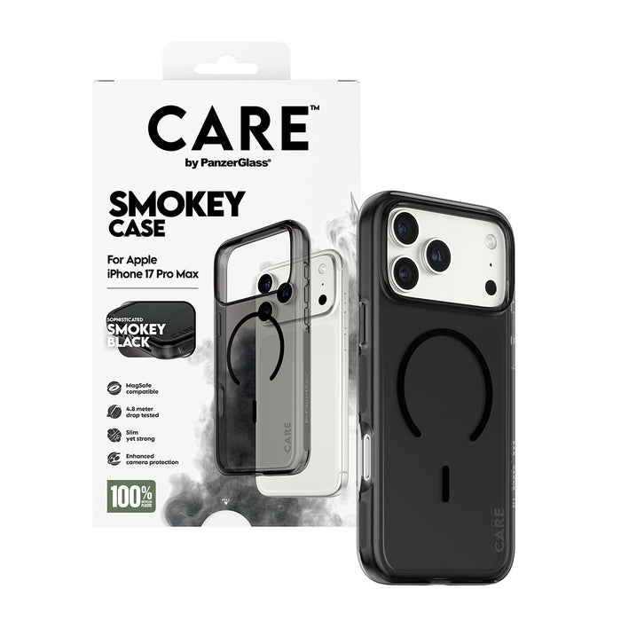 EAN 5715685026980 - PanzerGlass CARE by ® Flagship Case Urban Explorer Smokey w. Black MagSafe iPhone 17 Pro Max funda para t imagen 5