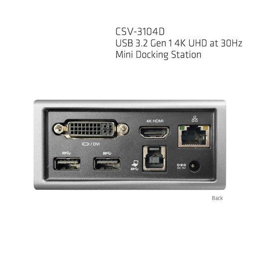 EAN 8717249401261 - CLUB3D CSV-3104D base para portátil y replicador de puertos Alámbrico USB 3.2 Gen 1 (3.1 Gen 1) Type-A Ne imagen 3