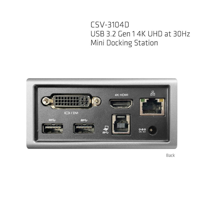 EAN 8717249401261 - CLUB3D CSV-3104D base para portátil y replicador de puertos Alámbrico USB 3.2 Gen 1 (3.1 Gen 1) Type-A Ne imagen 3