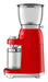 EAN 8017709318000 - Smeg CGF11RDEU molinillo de café 150 W Rojo, Transparente imagen 4