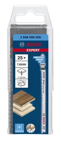 EAN 4059952537801 - Bosch T 308 BO Hoja de sierra de vaivén Acero de alto carbono (HCS) 25 pieza(s) imagen 2