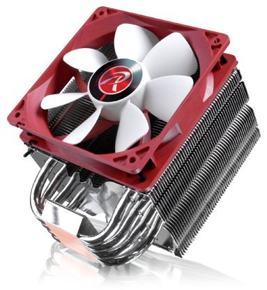 EAN 4715109920017 - RAIJINTEK Themis Evo Procesador Enfriador 12 cm Metálico, Rojo, Blanco imagen 1