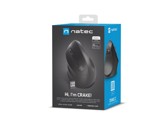 EAN 5901969439243 - NATEC CRAKE 2 ratón Oficina Izquierda Bluetooth Óptico 2400 DPI imagen 10