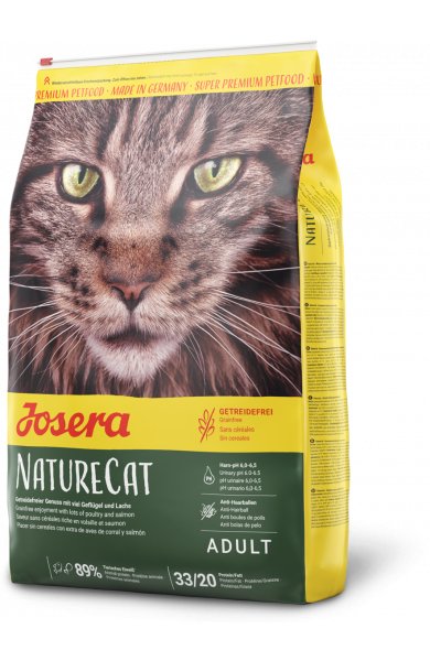EAN 4032254749301 - Josera NatureCat alimento seco para gatos 2 kg Adulto Aves, Salmón imagen 1